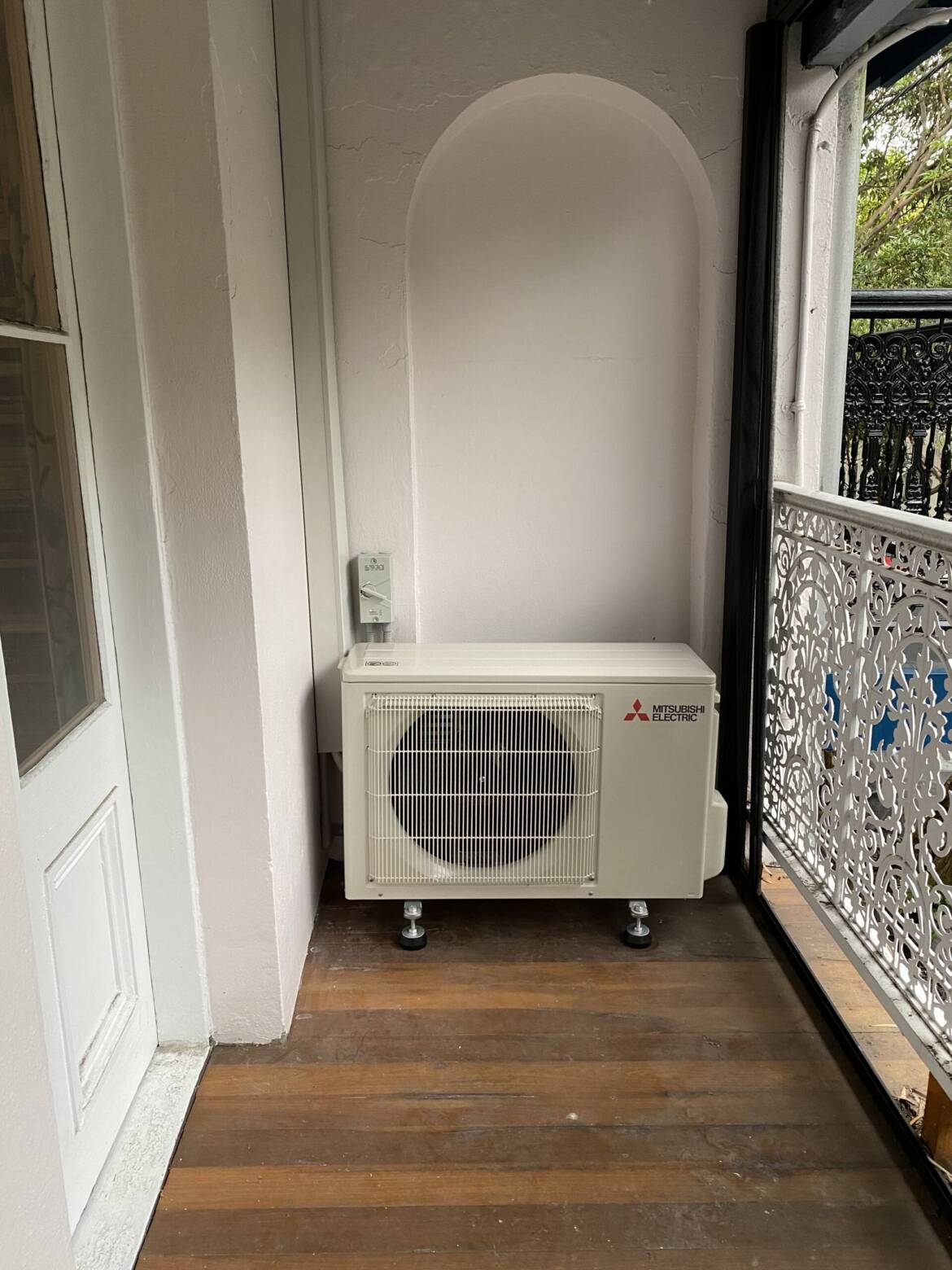 Mitsubishi Electric split system installation at Chippendale