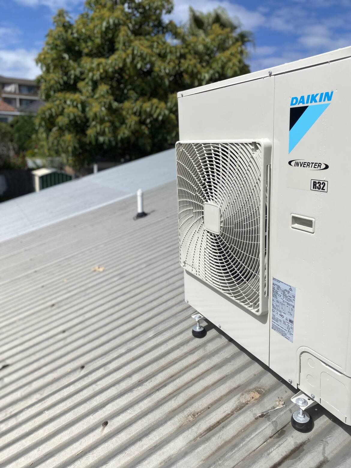 Daikin ducted system installation at Rose Bay.