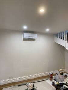 Mitsubishi split system installed at Dover Heights.