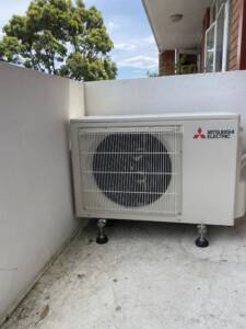 Split system air conditioner installed at Dover Heights.