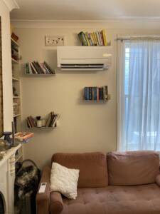 Mitsubishi split system installed at Vaucluse