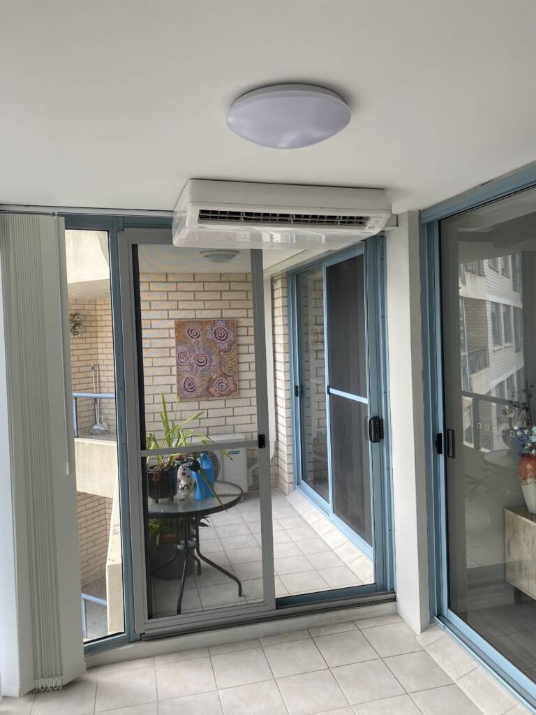 Ceiling air conditioner installed at Maroubra