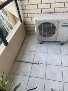 Outdoor ac unit drain