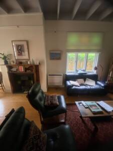 Floor standing AC unit installed in a living at Bondi