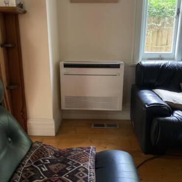 Mitsubishi Electric floor standing AC installed in Bondi