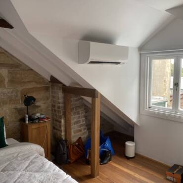 Daikin wall split system installation at Bondi